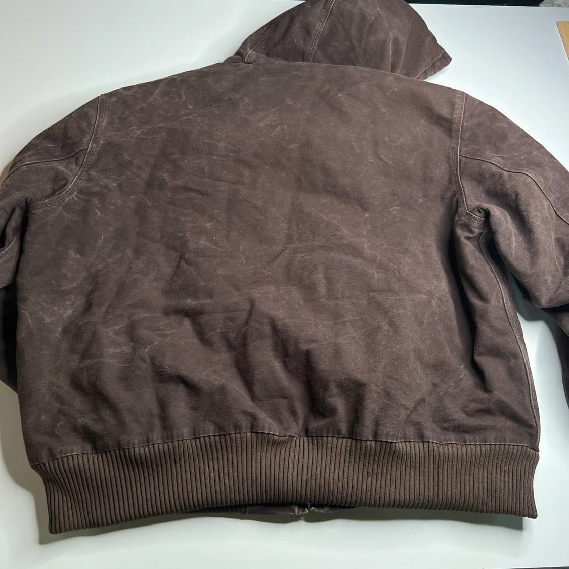 칼하트 J130 후드집업 자켓 브라운 2XL 상품이미지2