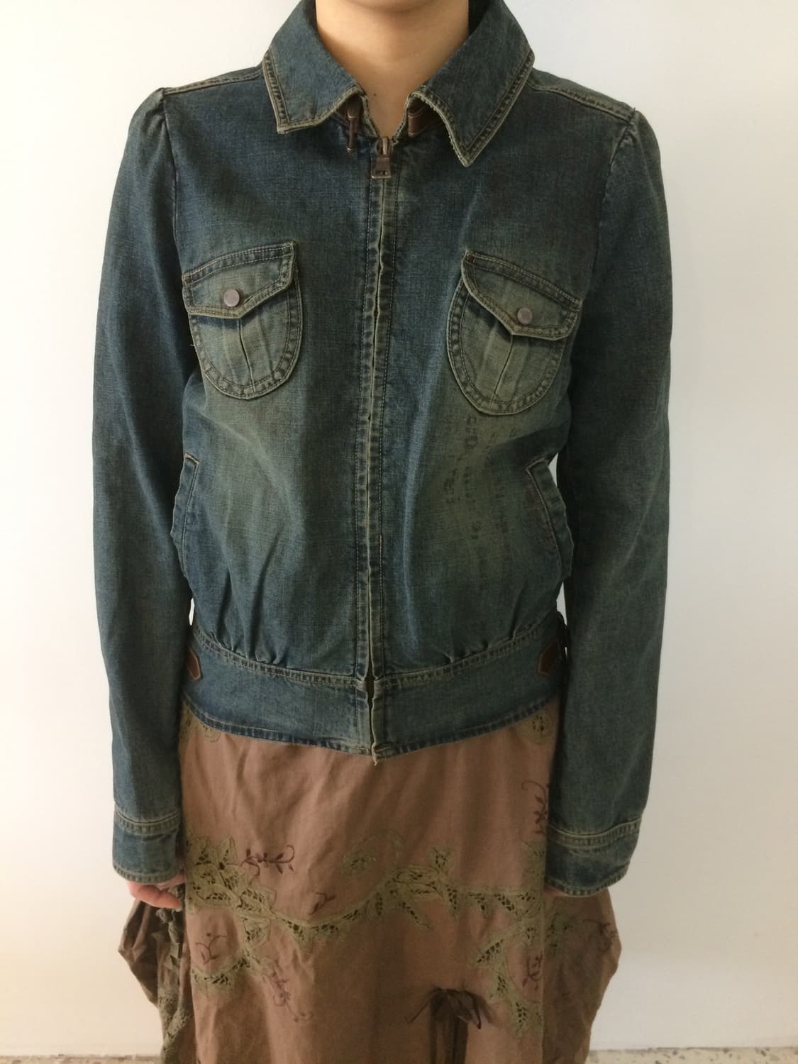 y2k무드 청자켓 상품이미지4