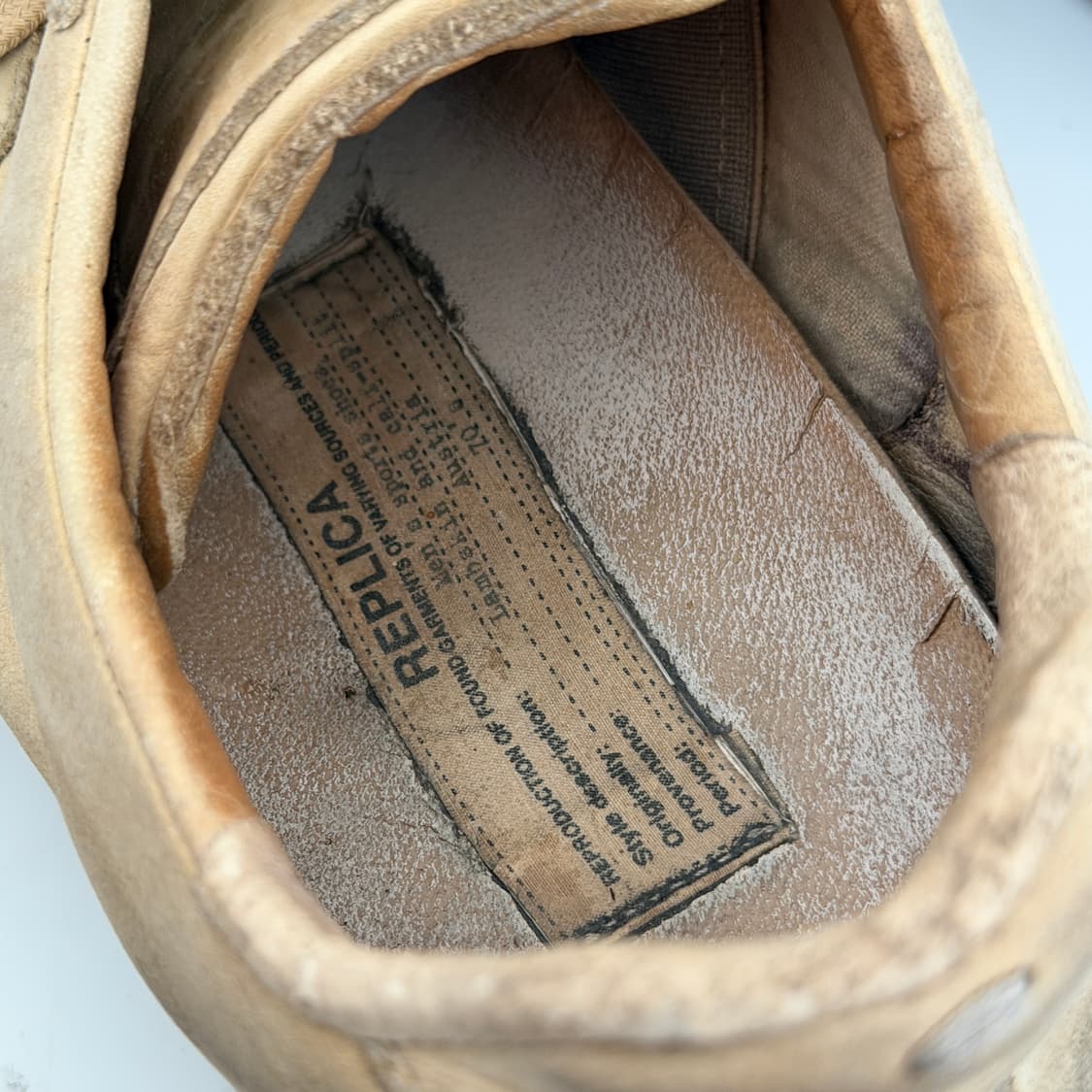 Margiela 메종 마르지엘라 독일군 페인팅 스니커즈 상품이미지3