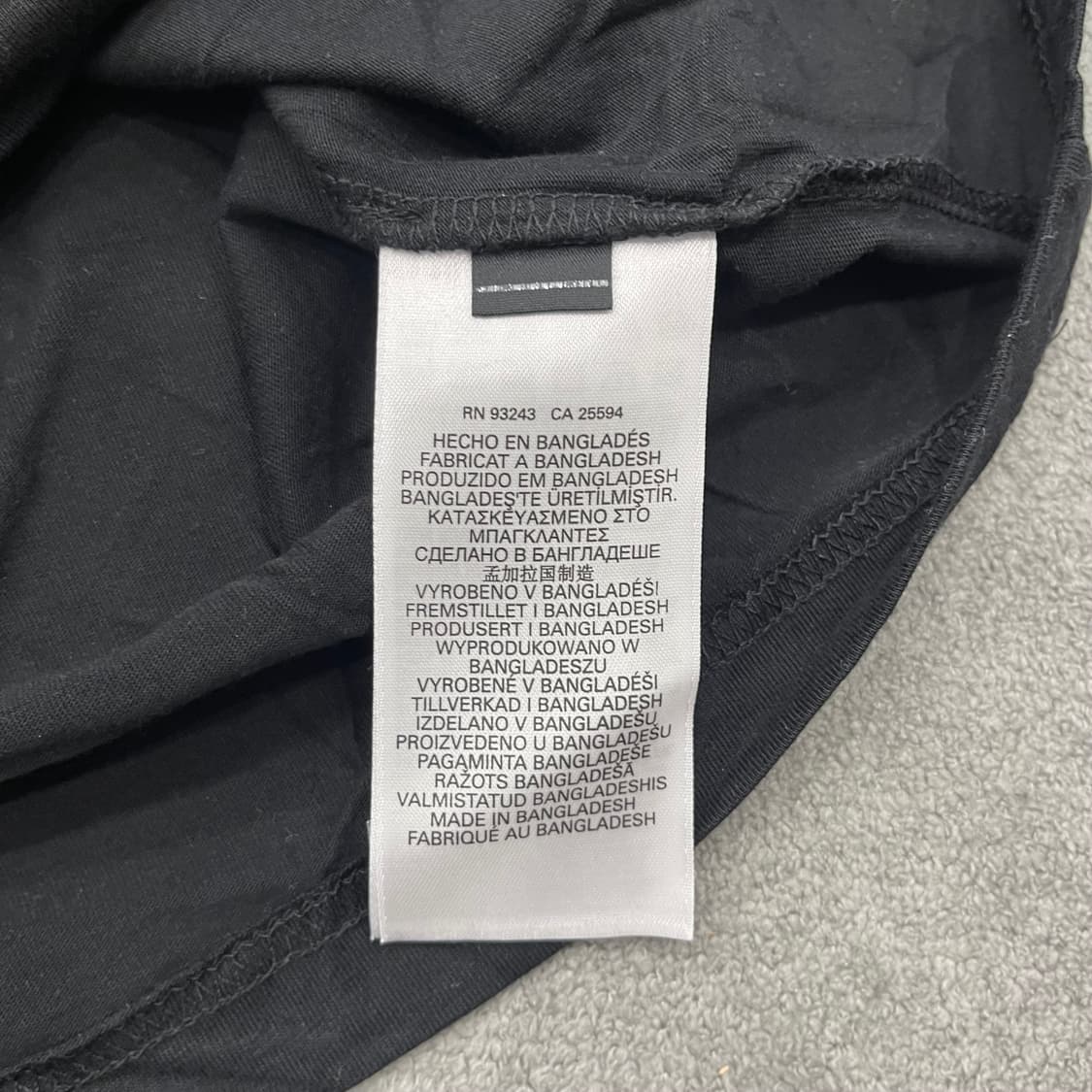 L 디젤 23SS 웨이브 로고 그래픽 티셔츠 상품이미지5