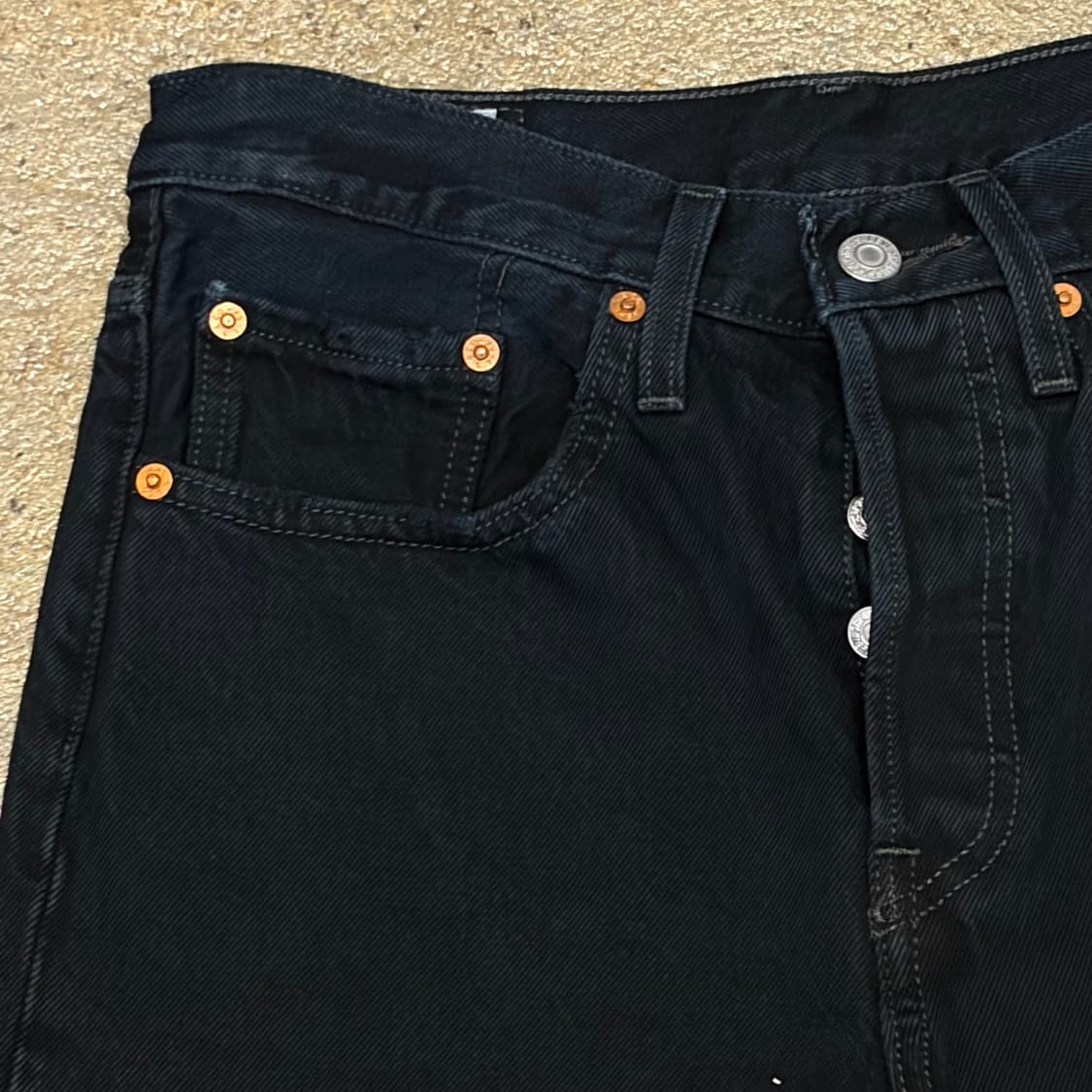 00s 미국 빈티지 리바이스 501 블랙진 청바지 상품이미지6