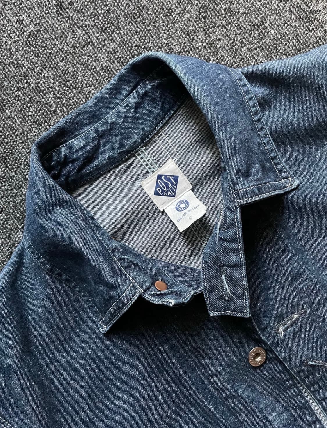 포스트오버롤즈 데님 커버올 엔지니어자켓 상품이미지2