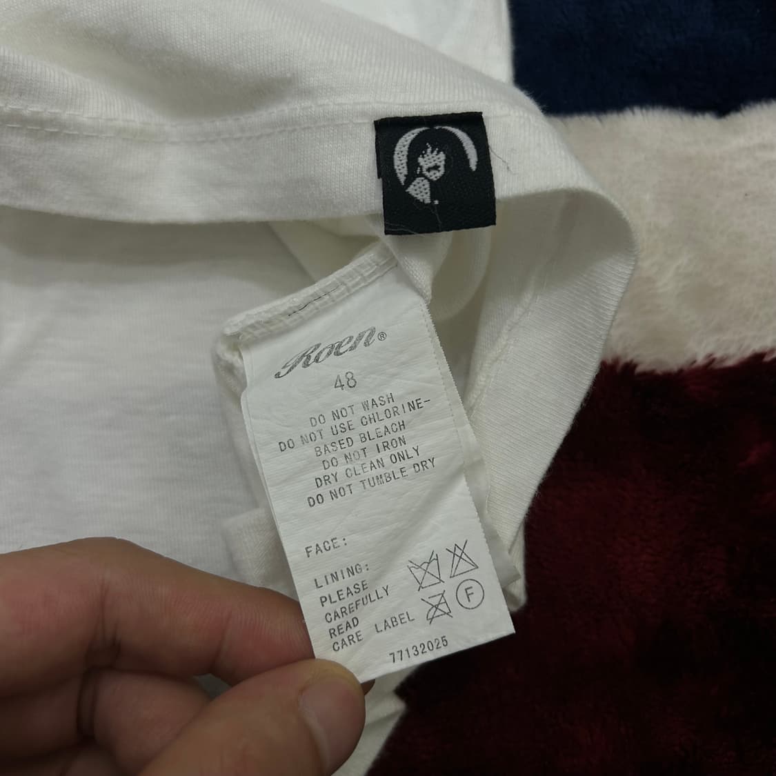 [여성L]히스테릭 글래머 스컬x베리 반팔/화이트 상품이미지6