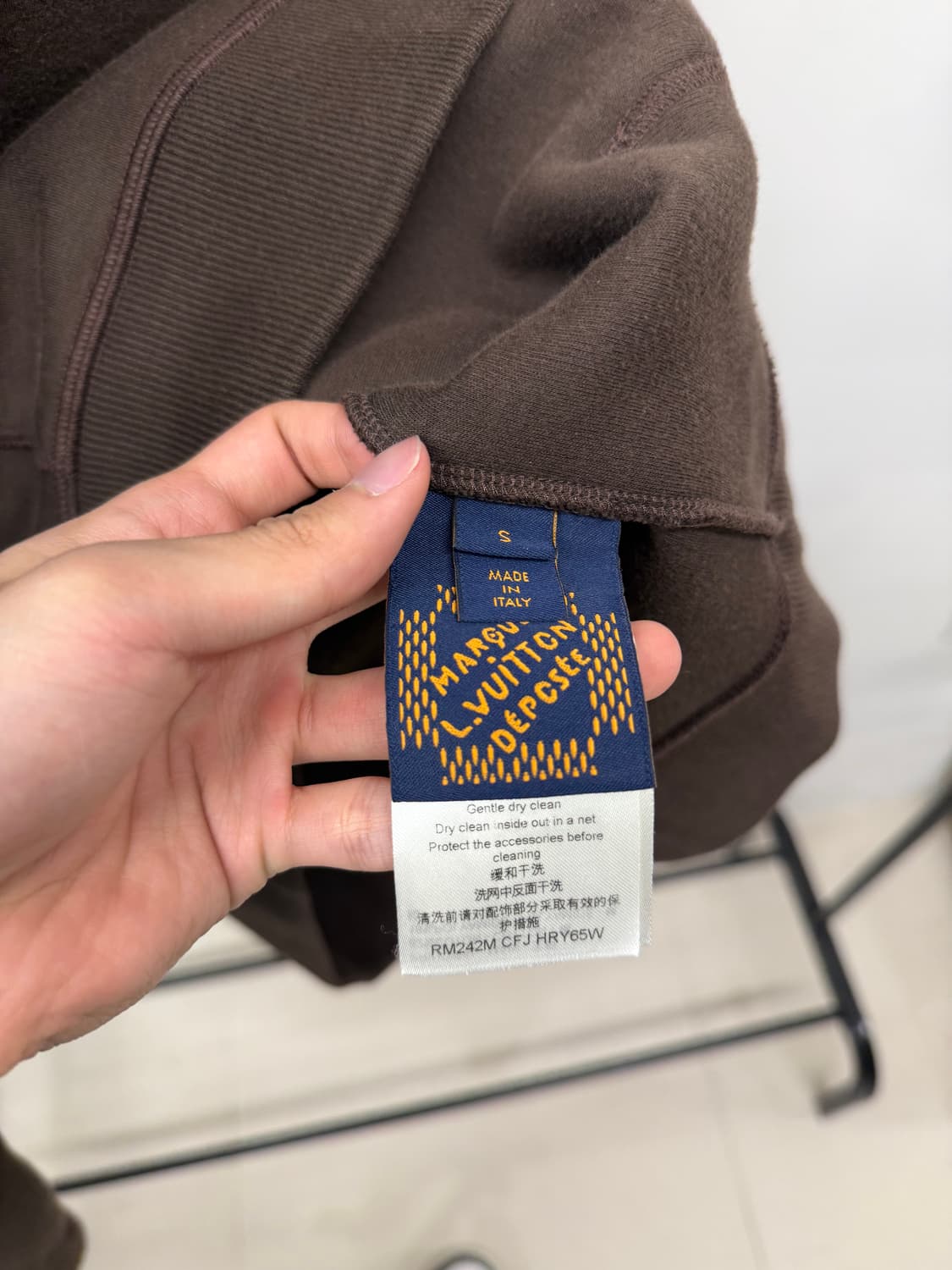 루이비통 신형 엠브로이더드 후드티 S 상품이미지7