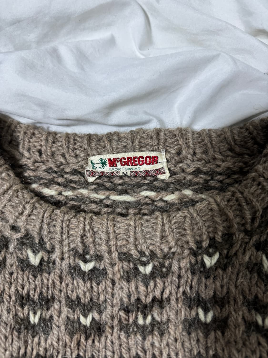 맥그리거 버드아이 패턴 울 니트 상품이미지7