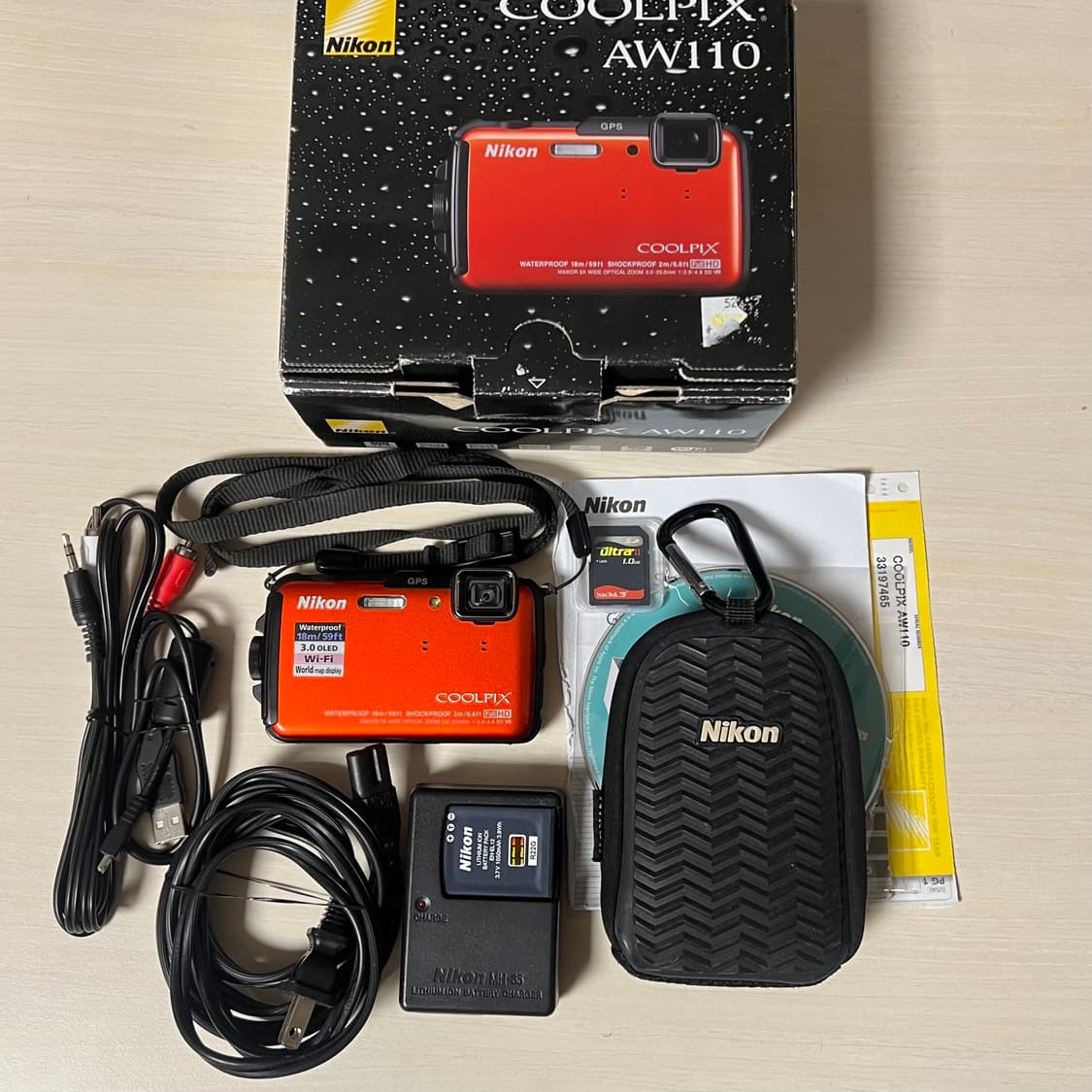 *한글/풀박스*Nikon coolpix aw110(aw100) 디카 상품이미지6