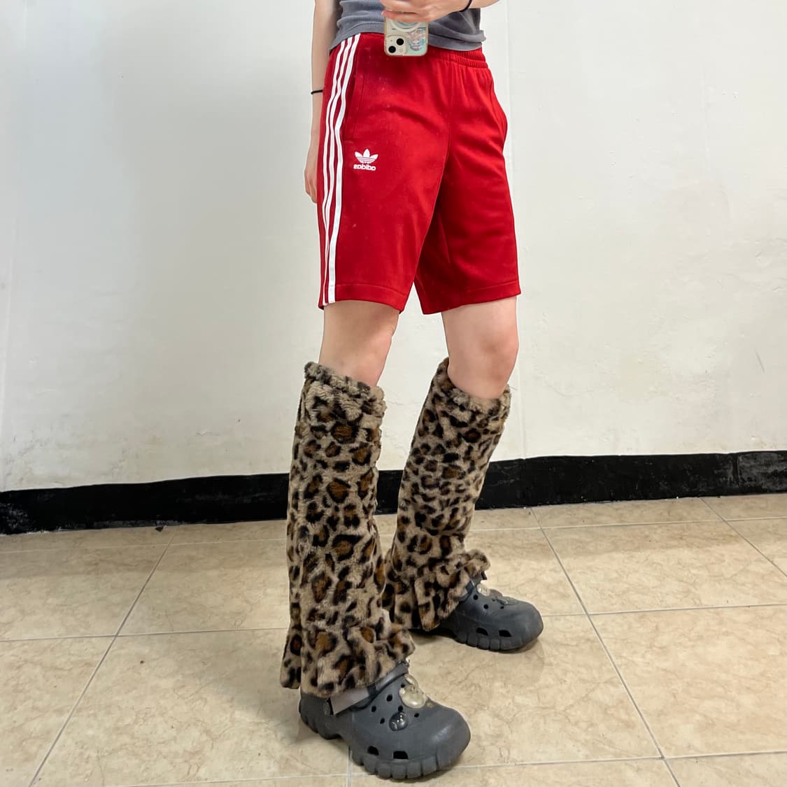 Adidas red Firebird short track pants 상품이미지1