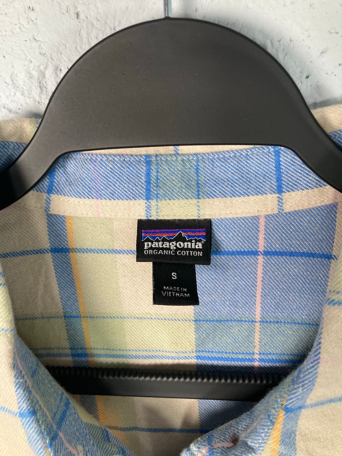 파타고니아 체크 오가닉 코튼 셔츠 (S) 상품이미지4