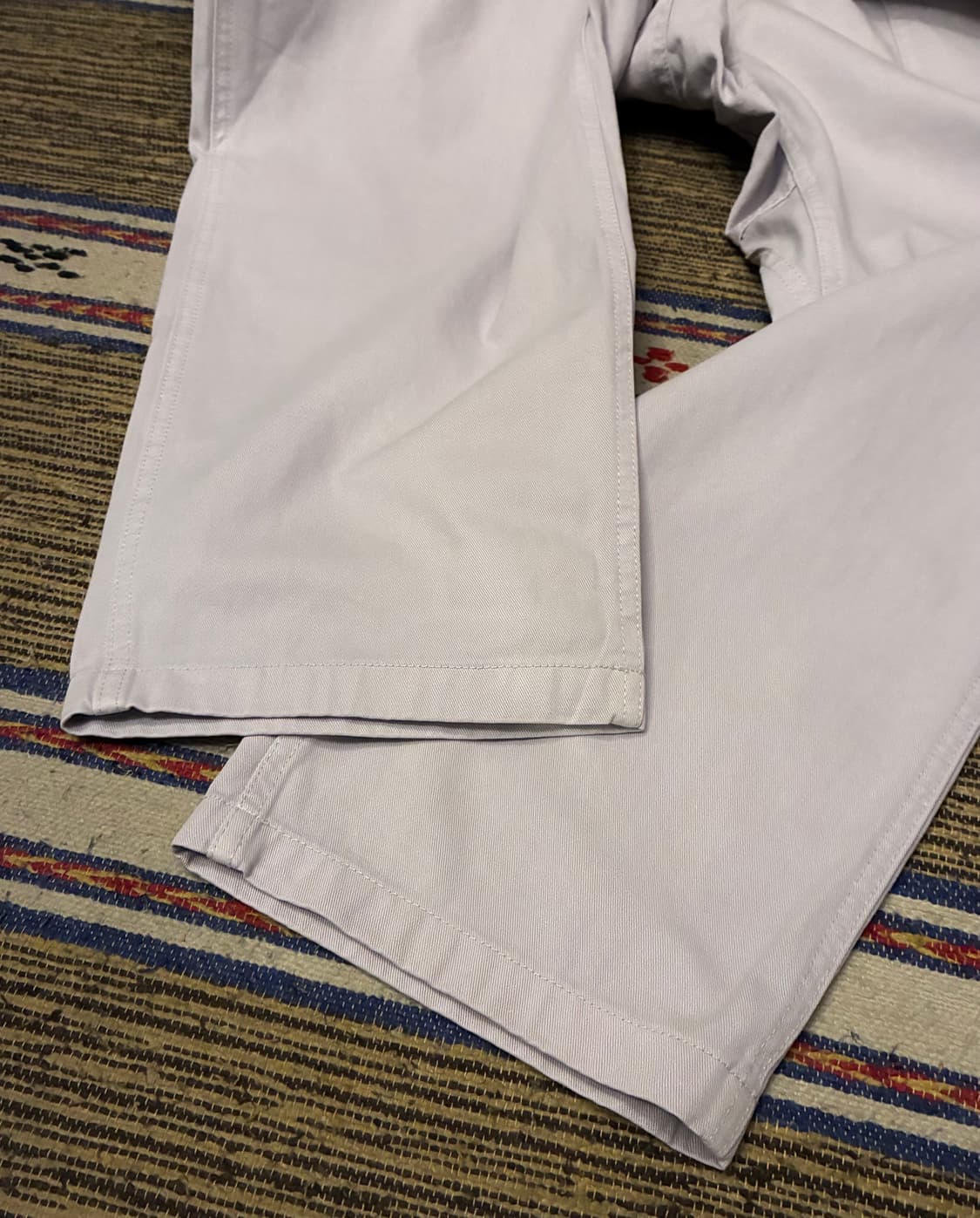 (L~XL)그라미치 루즈 테이퍼드핏 치노 퍼티그팬츠 라벤더 상품이미지4