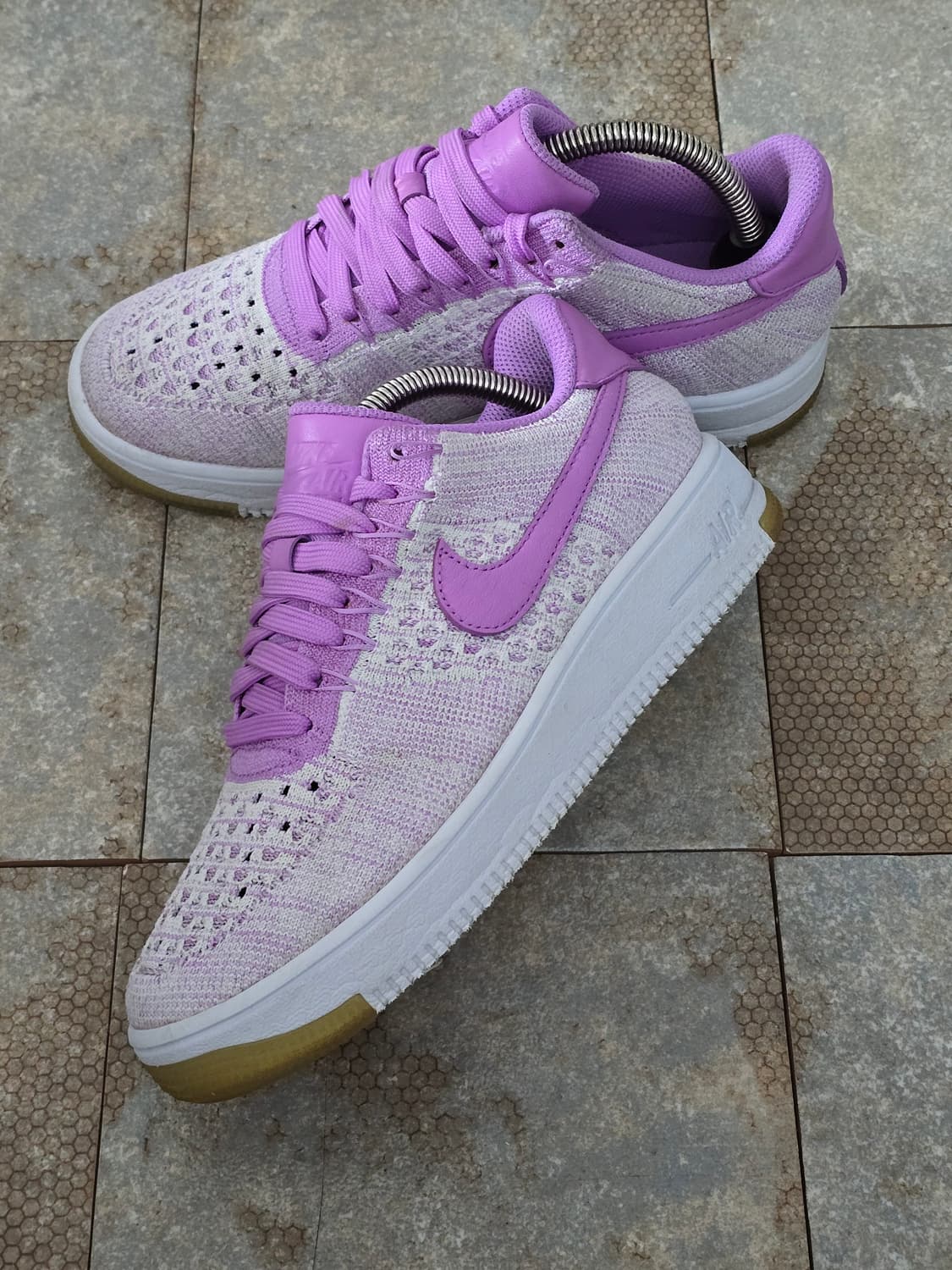 (240)나이키 에어포스 1 플라이니트 푸시아  상품이미지2