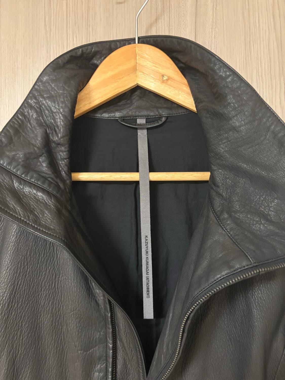 사슴가죽 비대칭자켓 상품이미지3