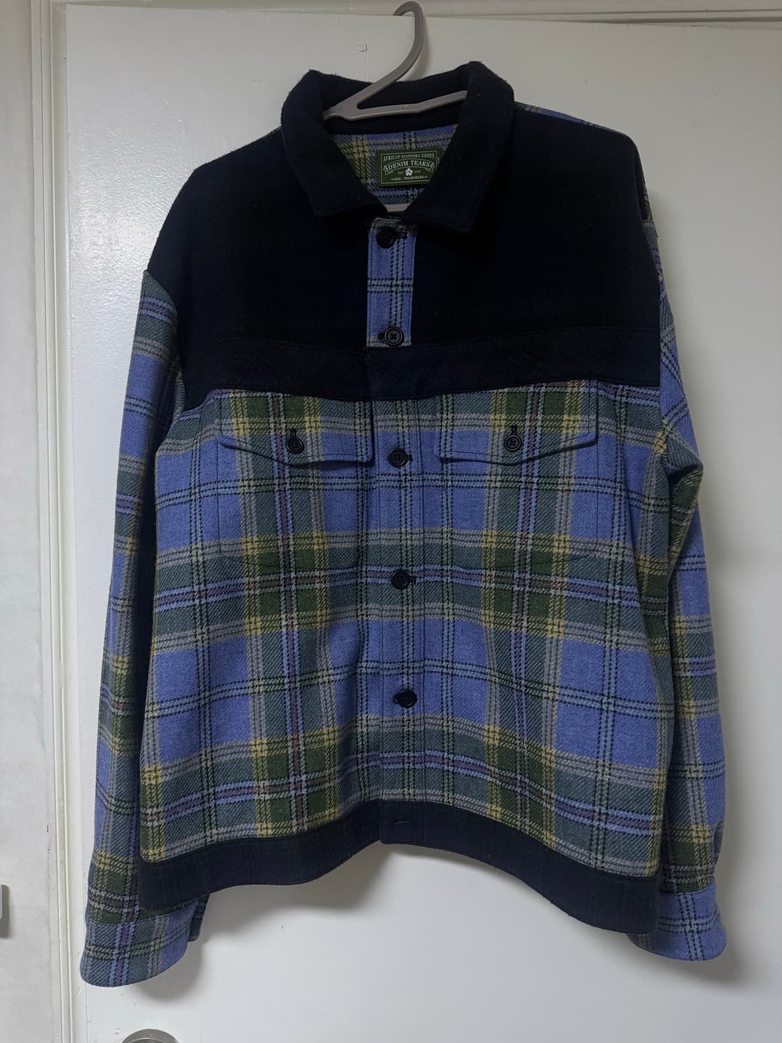 데님티어스 울 플레이드 셔츠 상품이미지1