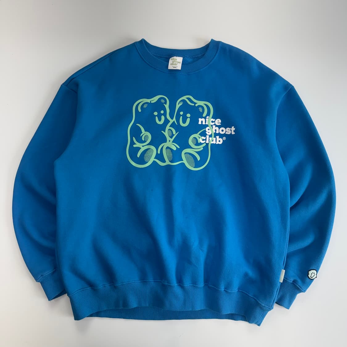 Nice ghost club 나이스 고스트 클럽 블루 맨투맨 상품이미지3