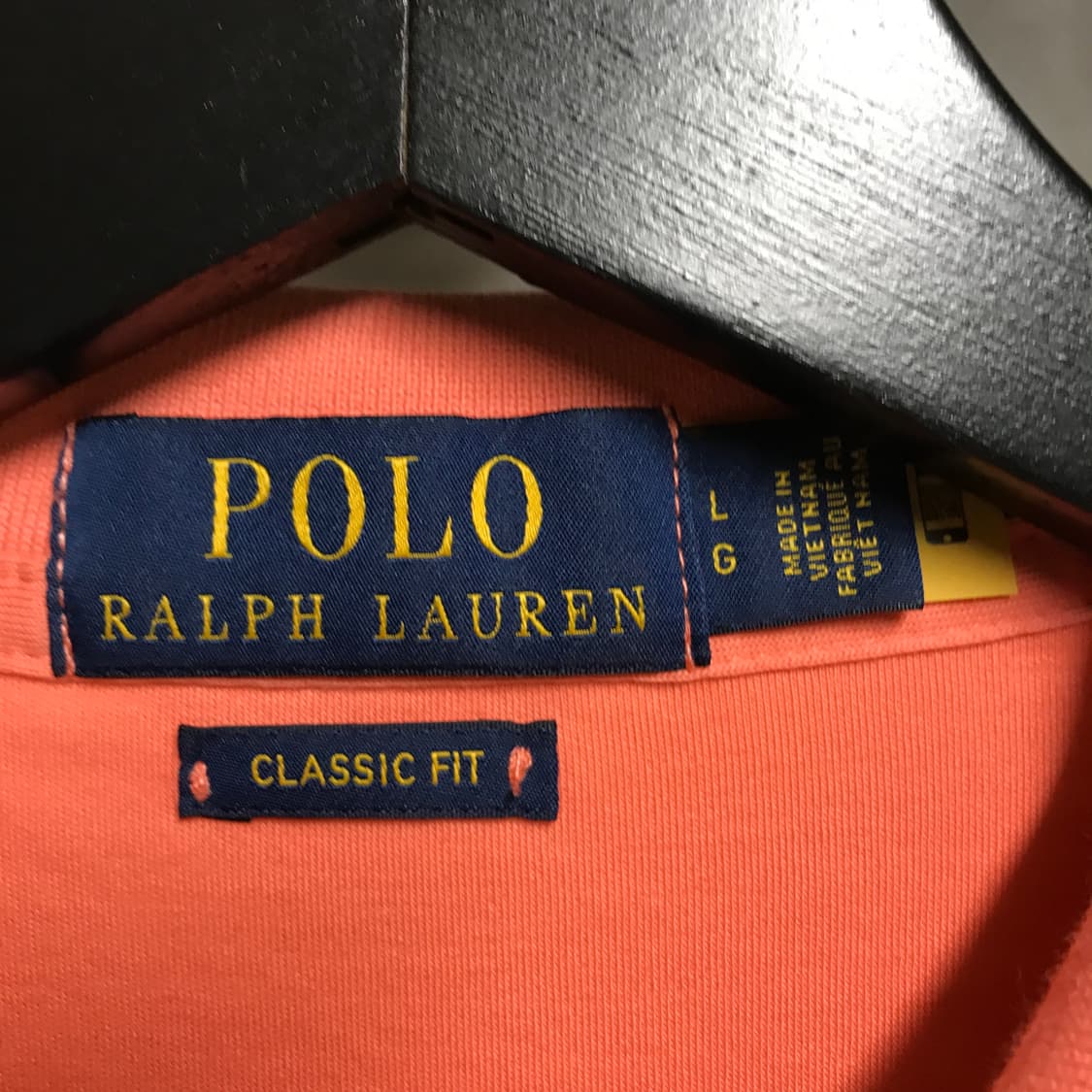 폴로 랄프로렌 QR PK 반팔 카라티 오렌지 L 상품이미지5