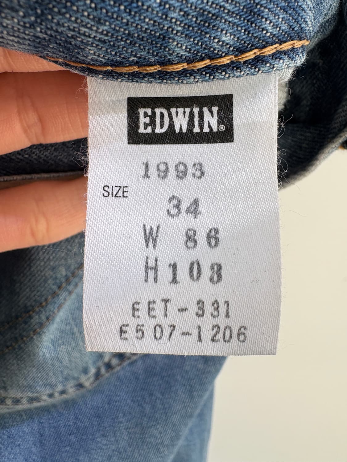 EDWIN (Made in Japan) 데님팬츠 상품이미지7