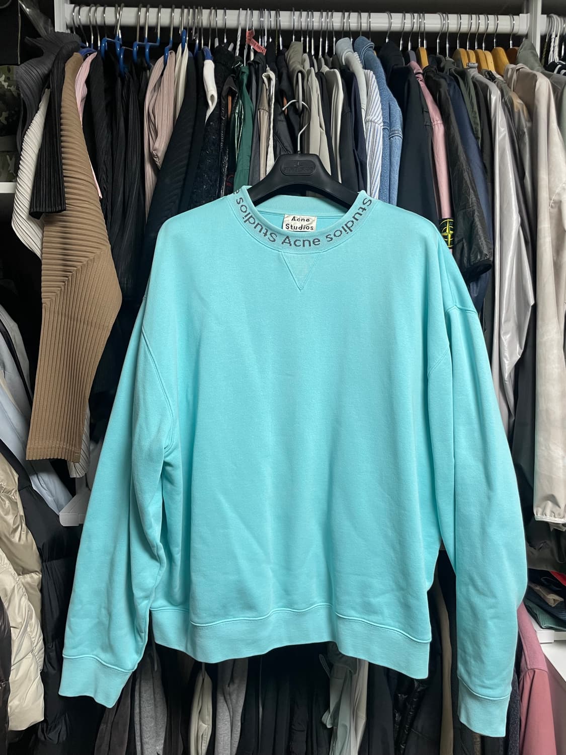 [xl] 아크네 넥로고 맨투맨 상품이미지1