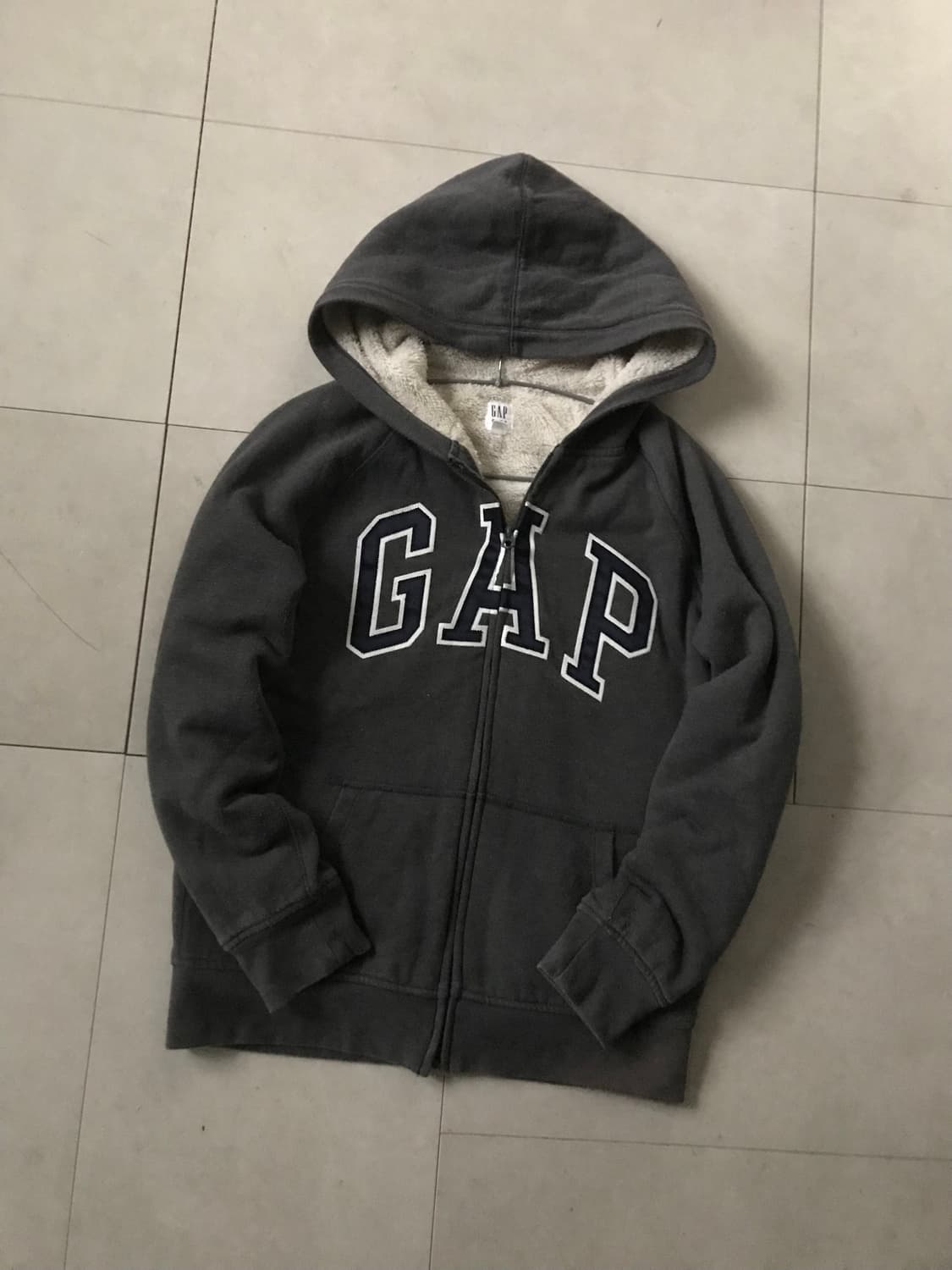 갭 그레이 퍼후드집업 상품이미지8