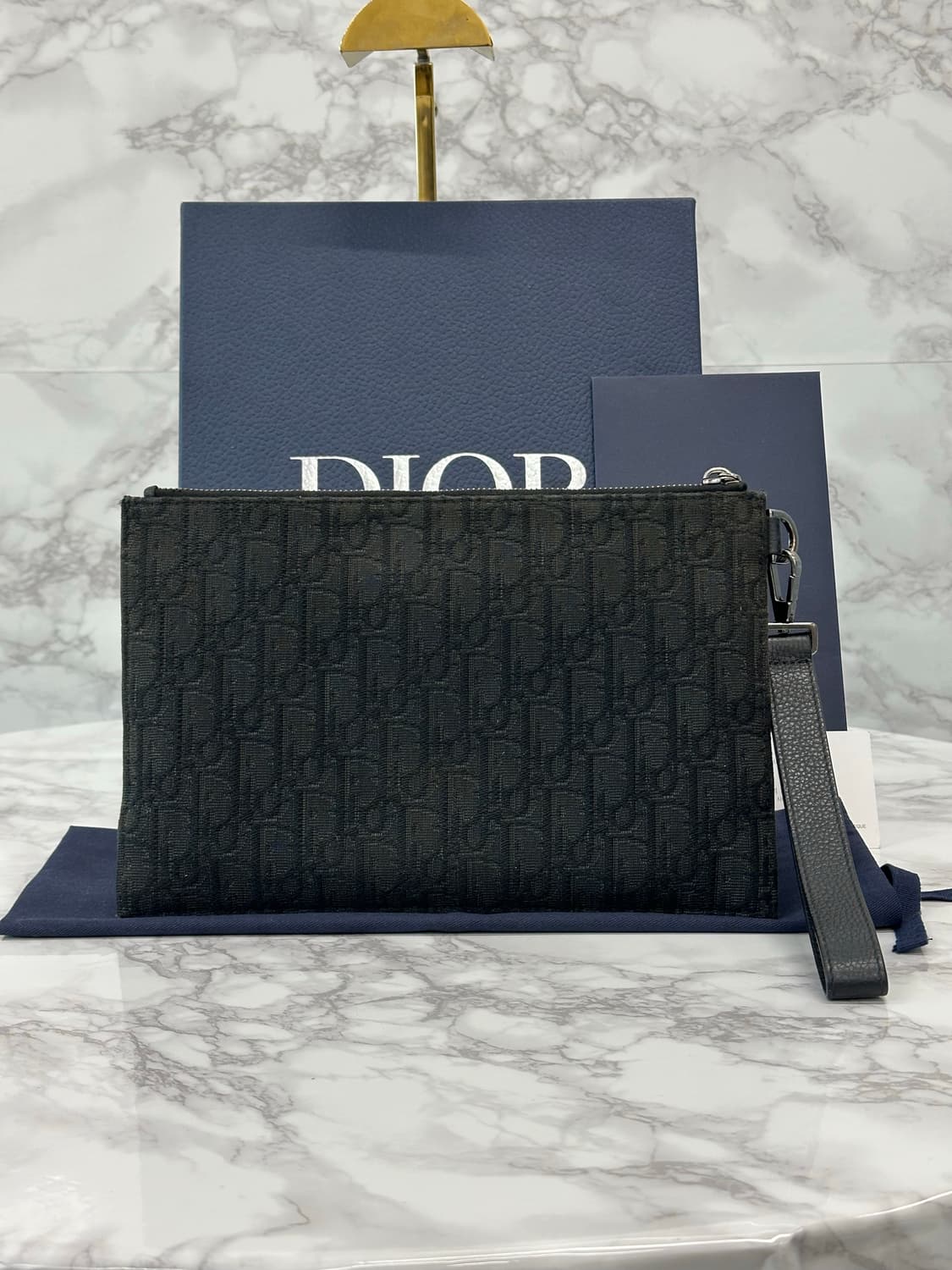 디올 A5 오블리크 블랙 클러치 상품이미지5