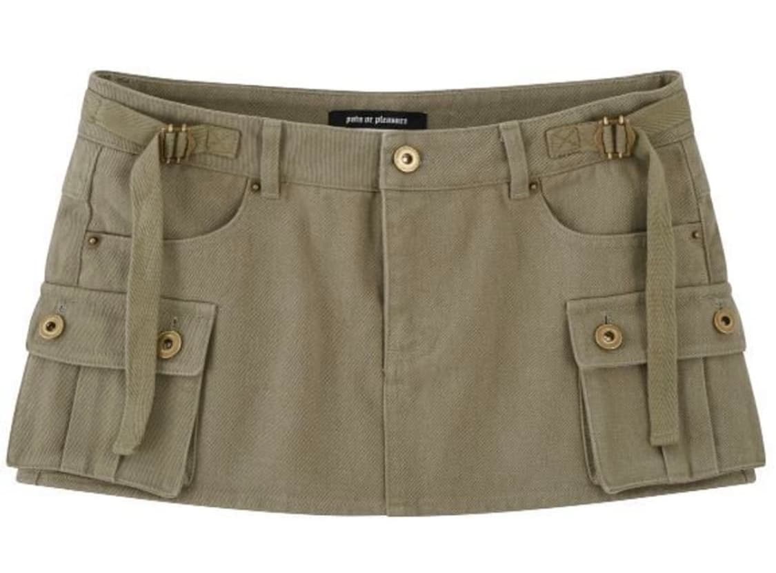 페인오어플레져 pain or pleasure khaki skirt 상품이미지2