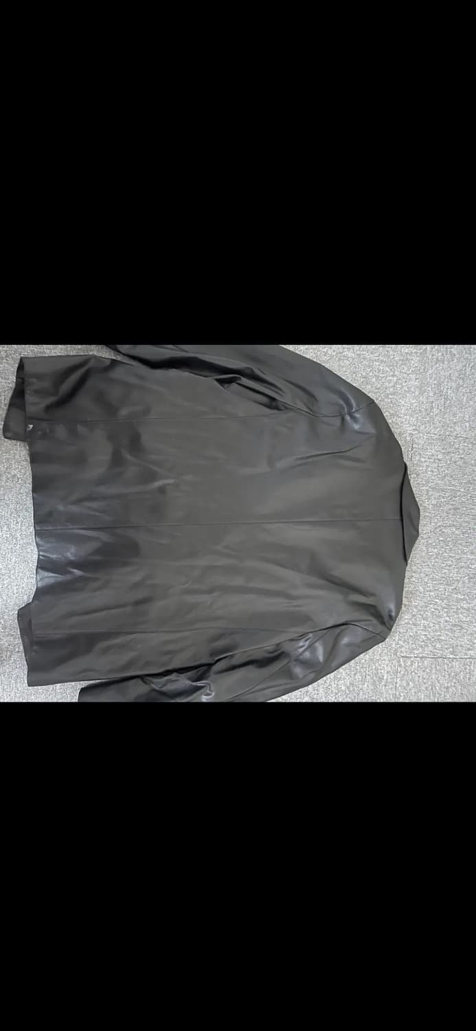 오버핏 가죽 블레이저 상품이미지4