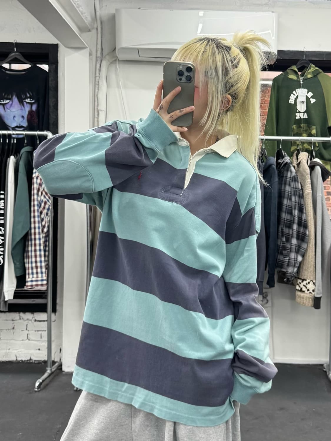 폴로 랄프로렌 90s 엘보우 패치 롱슬리브 상품이미지4