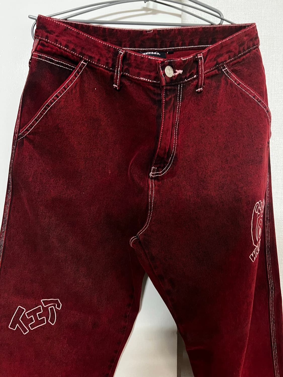 88 TRUCKER PANTS (RED)  상품이미지3
