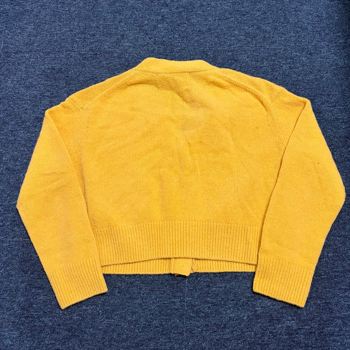 럭키 슈에뜨 옐로우 크롭 가디건 상품이미지5