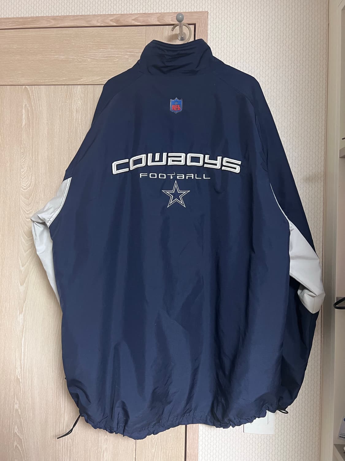 00s 리복 nfl 달라스 카우보이스 네이비 바람막이 올드스쿨 상품이미지1