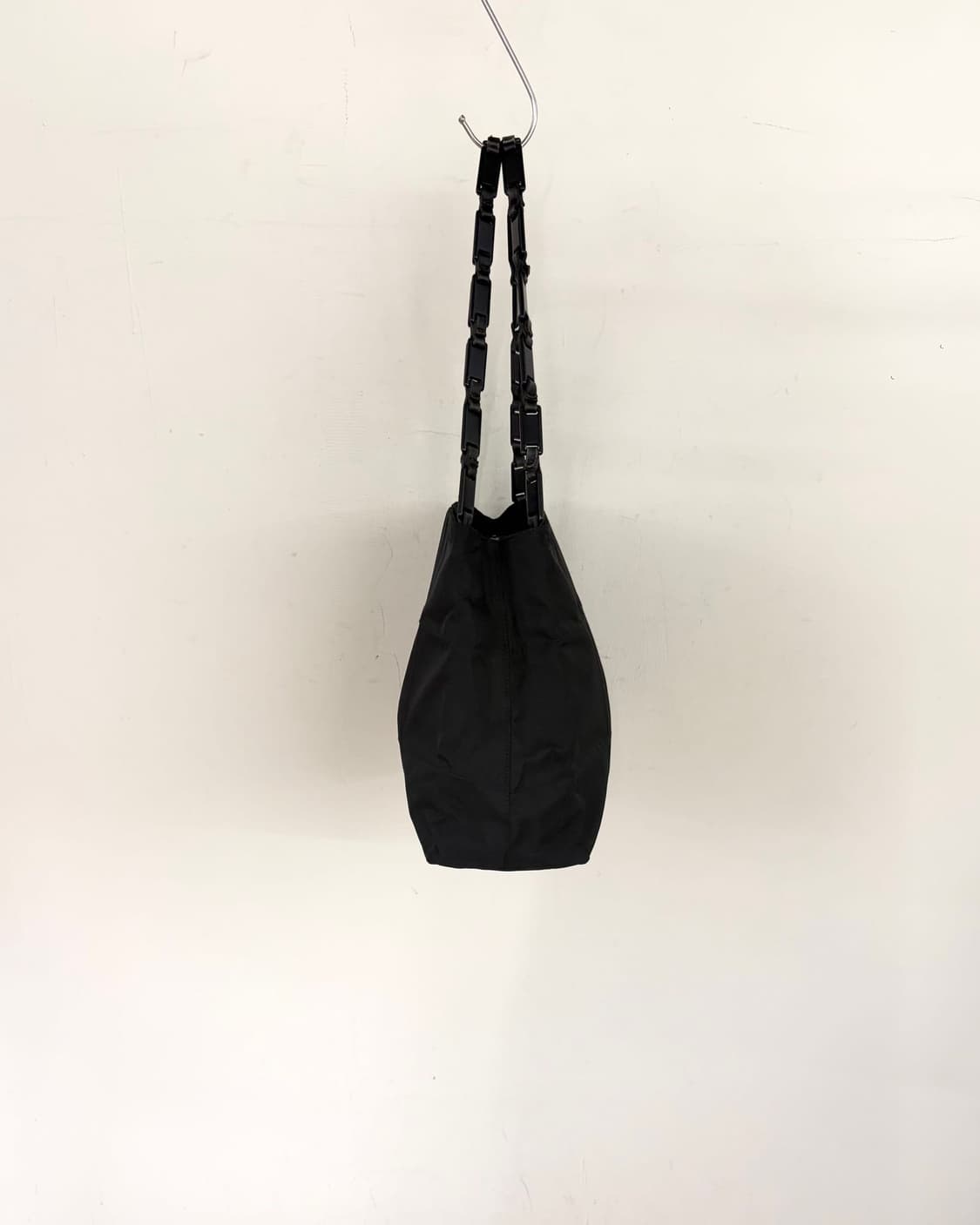 프라다 블랙 나일론 숄더백  상품이미지4