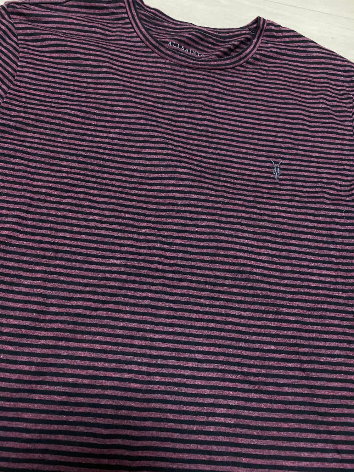 올세인츠 스트라이프 티셔츠 상품이미지2