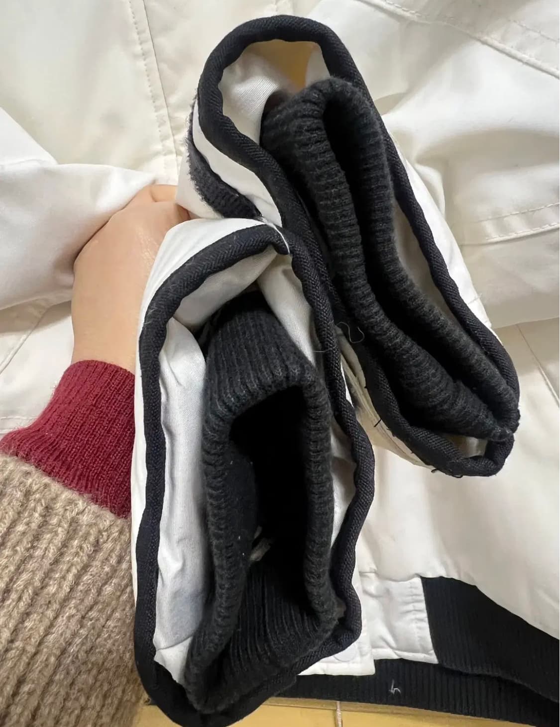 뉴발란스 여성 아이보리 덕다운패딩점퍼 패트롤숏패딩 상품이미지4