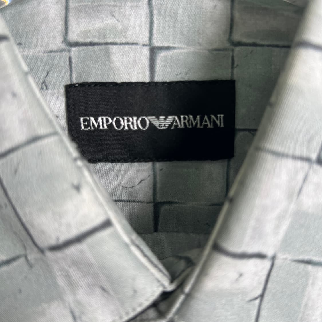 엠포리오 아르마니 그레이 드레스 셔츠  상품이미지3