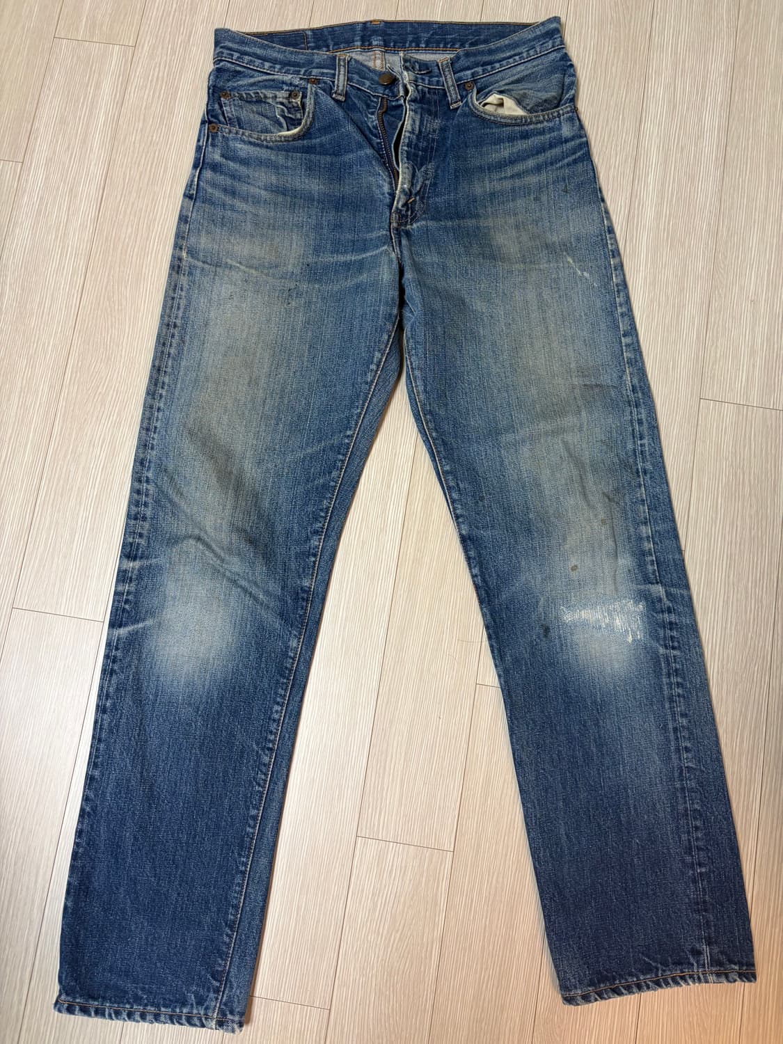 60s 오리지널 빈티지 리바이스 505 Big E 데님 상품이미지1