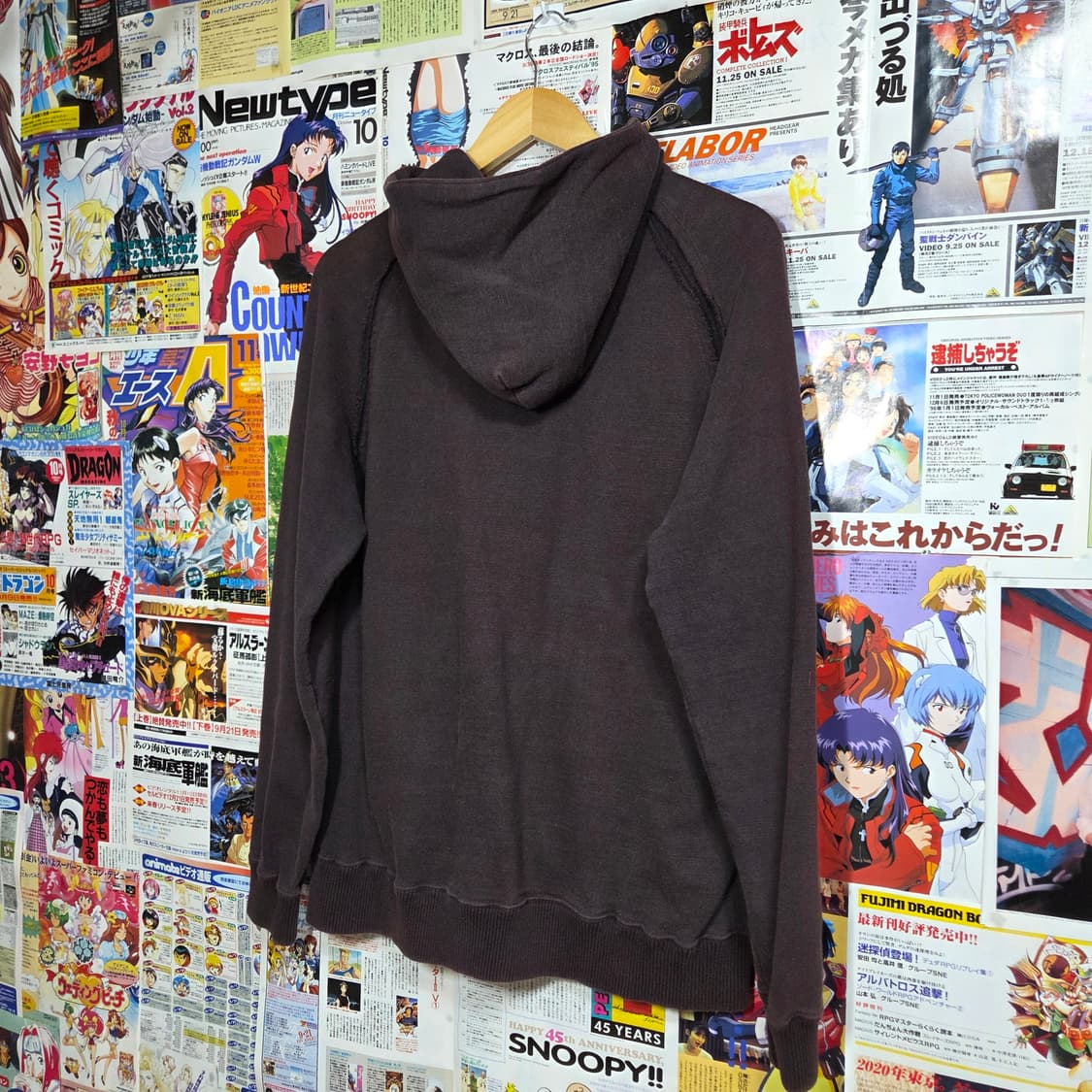 JPN 사이드 절개 그런지 아노락 후드티 상품이미지5