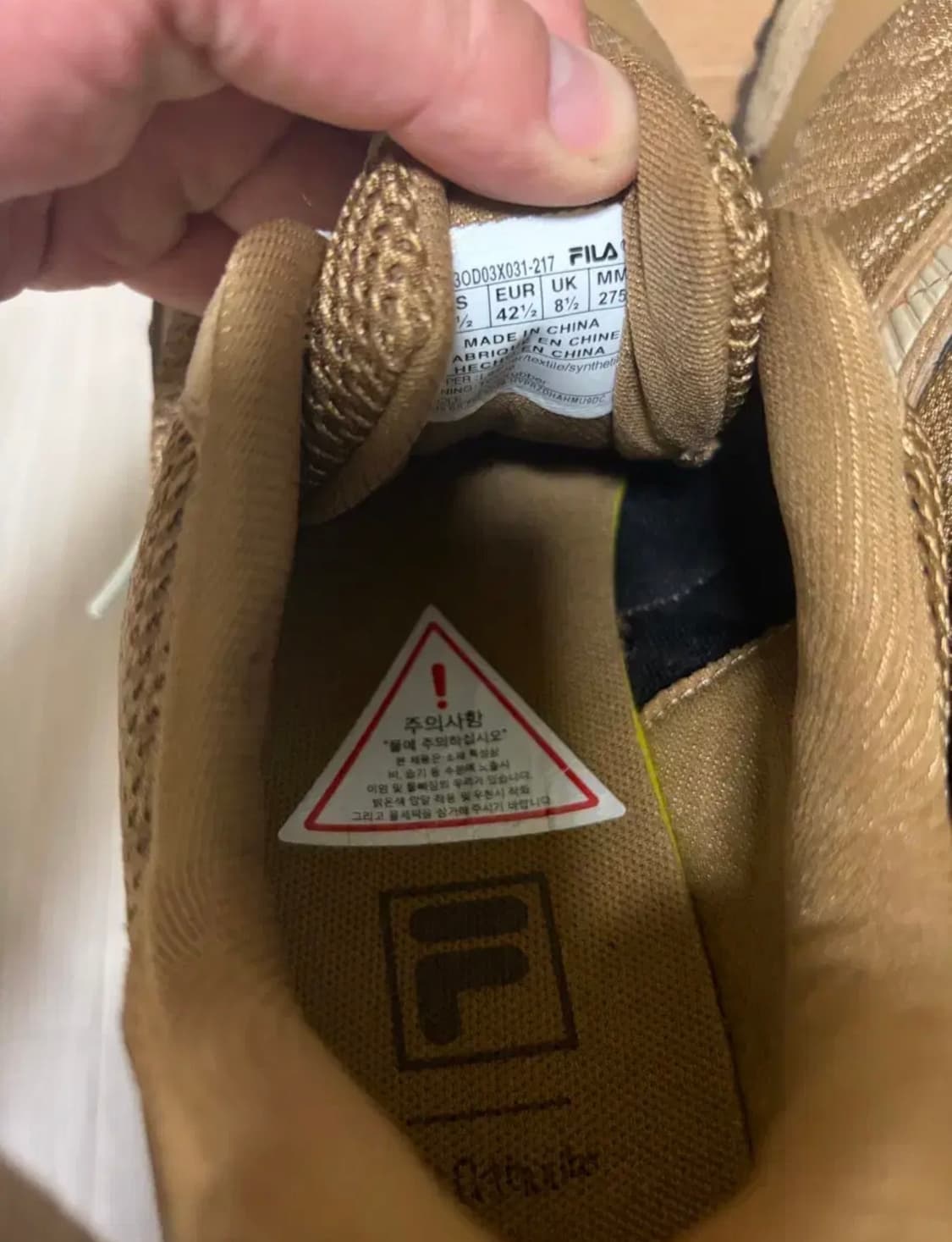 FILA 에샤페스니커즈/275/마지막가격 상품이미지4
