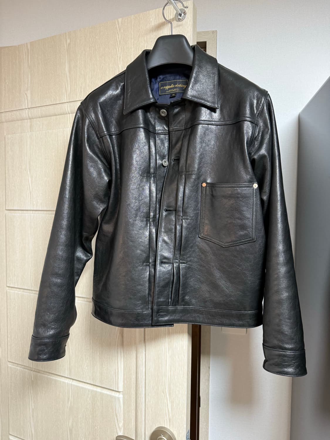 아카펠라클로딩 램스킨 1st 대전판 자켓 42사이즈 상품이미지1