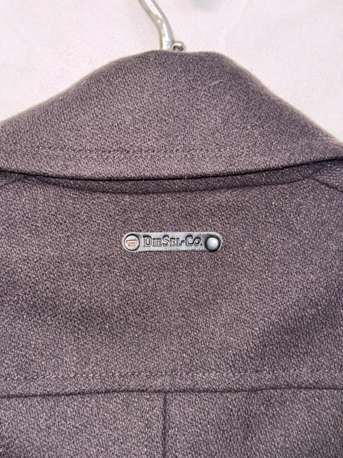 DIESEL dark brown wool pea coat  상품이미지6