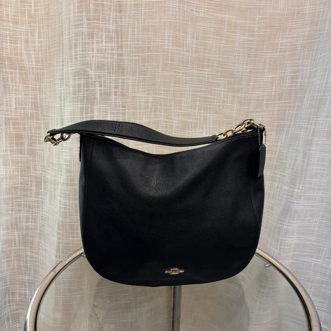 정품 코치 가죽 호보 숄더백     상품이미지1