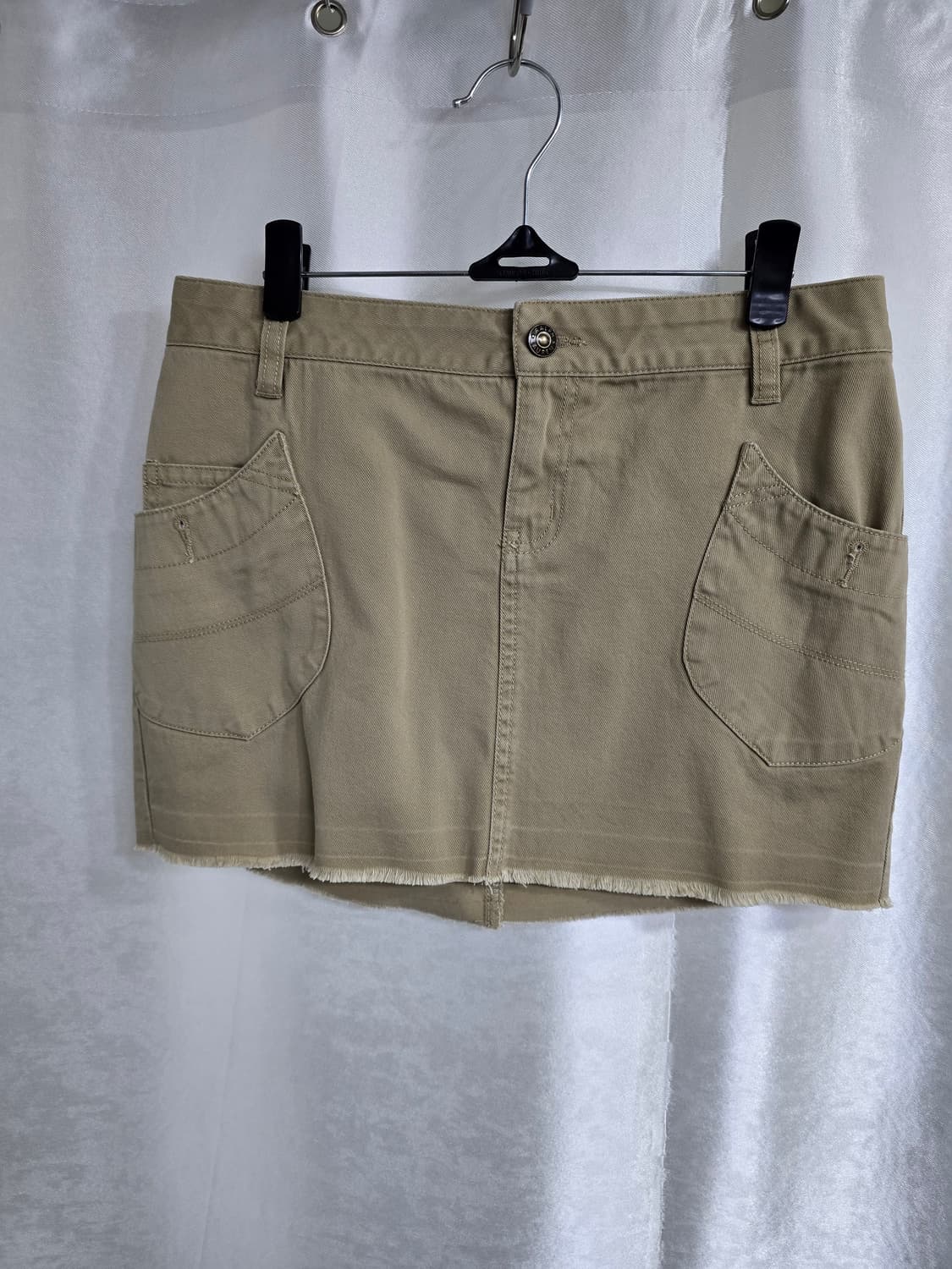 폴로랄프로렌 베이지 면 미니스커트 (1792) 상품이미지1