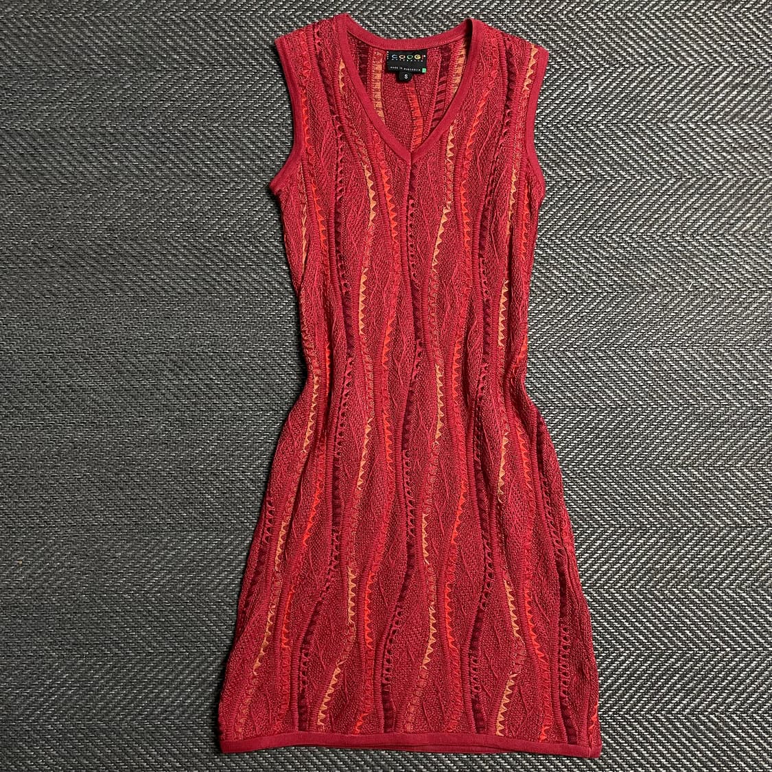 90s Coogi 올드스쿨 케이블 니트 원피스y 5379 상품이미지2