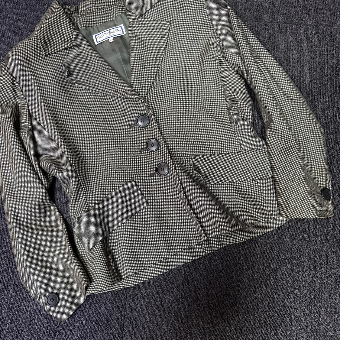 입생로랑 블레이져 패턴 자켓 상품이미지3