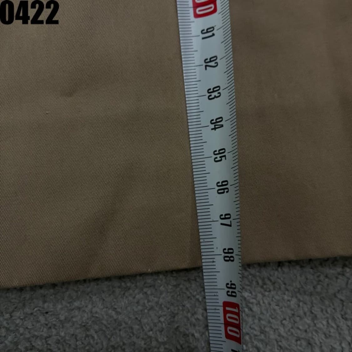 라코스테 베이지 면 와이드 팬츠 32 상품이미지7