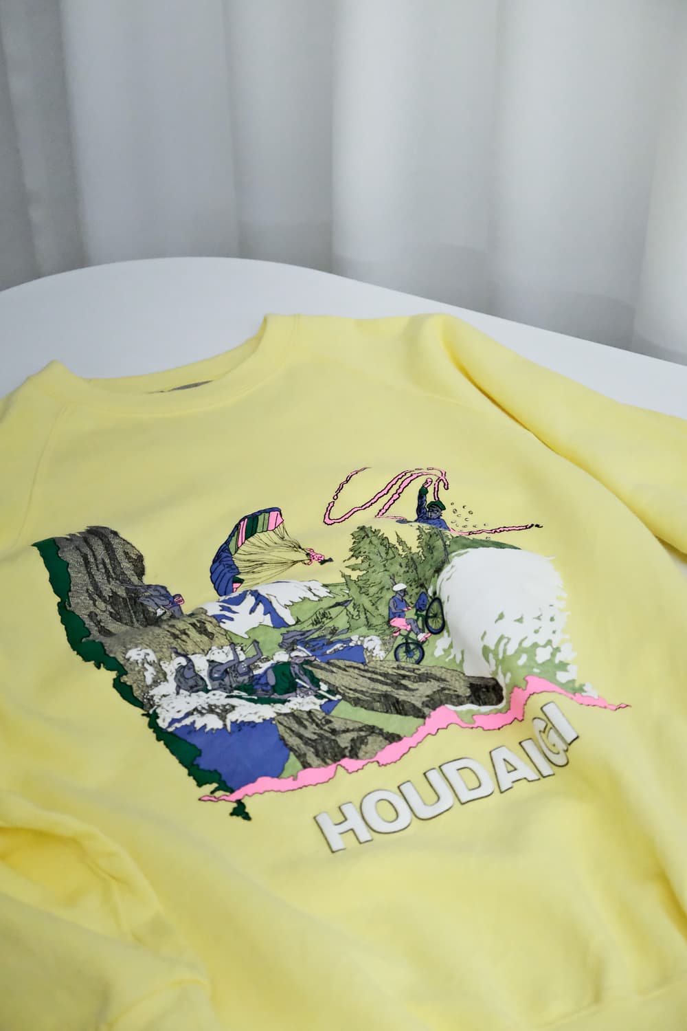 90s 재패니즈 프린팅 스웻 셔츠 95-100  상품이미지6