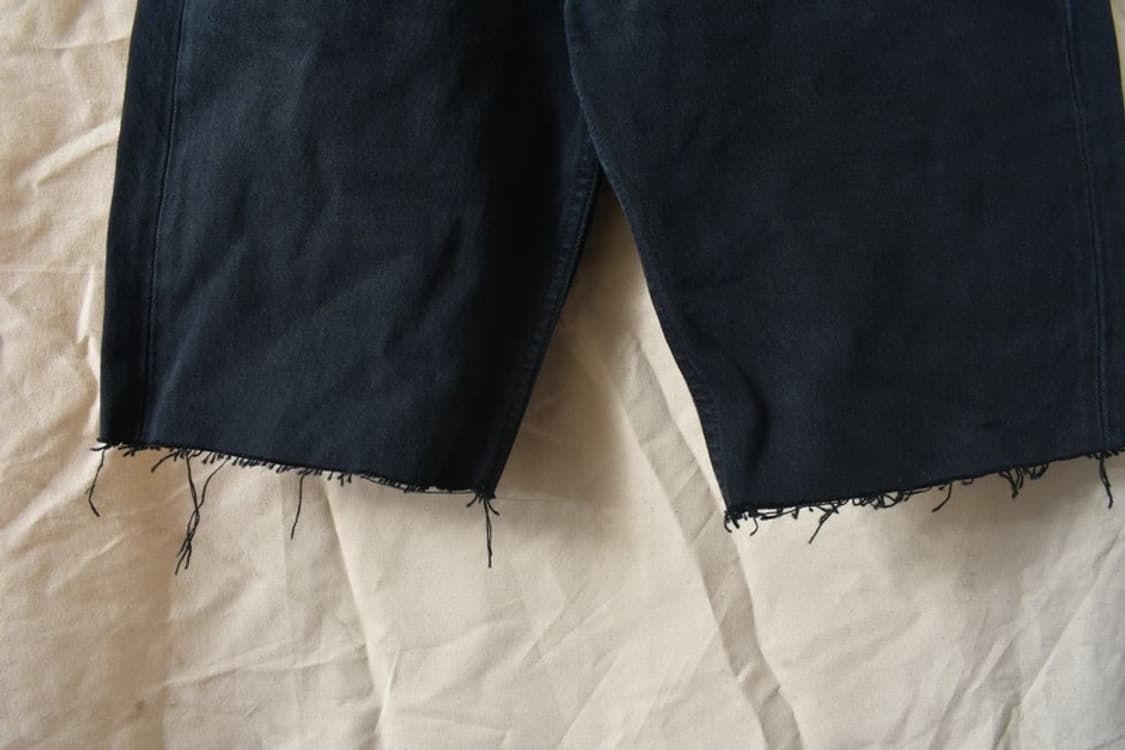 리바이스 501 흑청 컷오프 쇼츠 반바지 M0378 상품이미지3