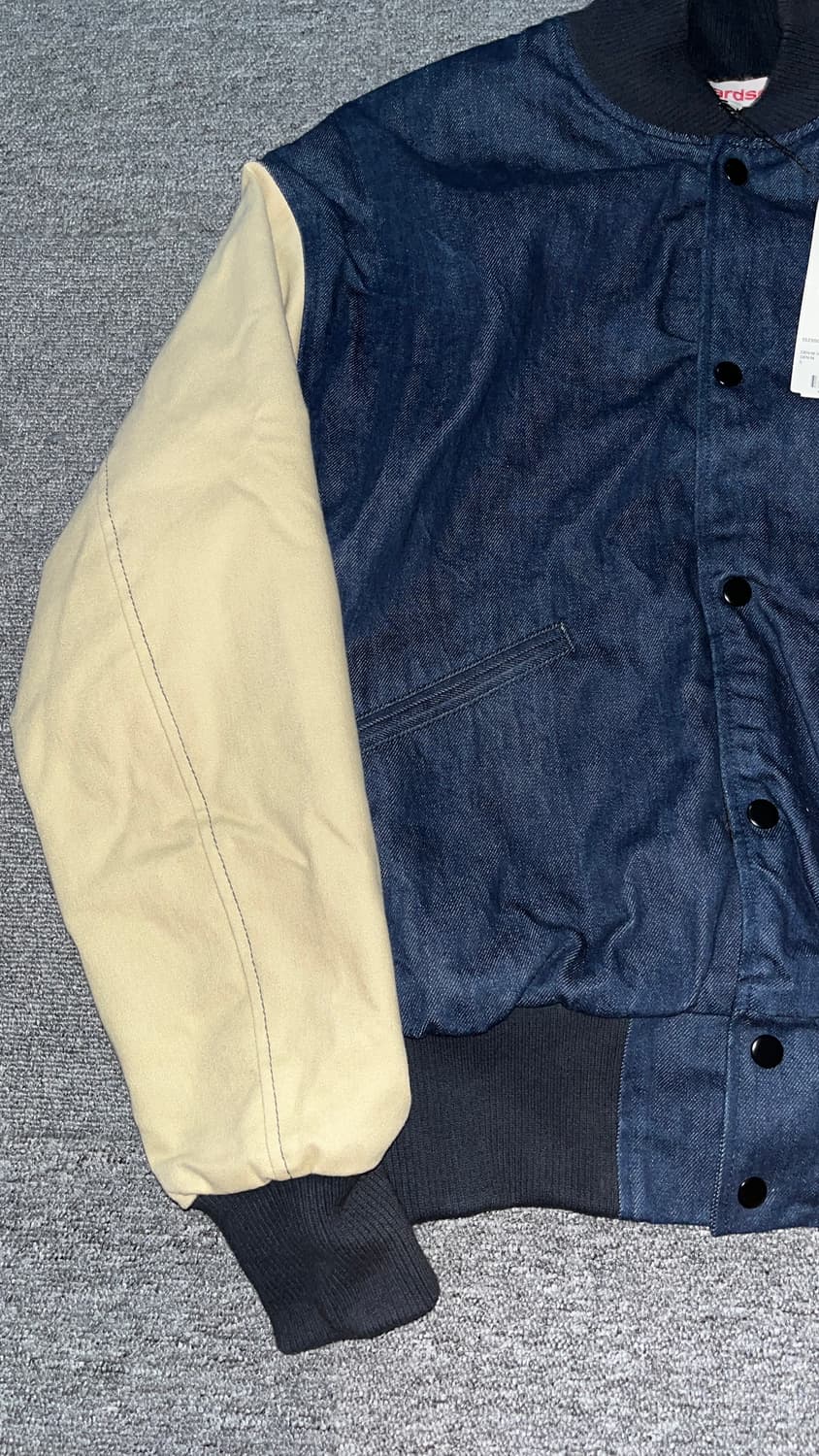 Richardson denim varsity jacket (S) 상품이미지2