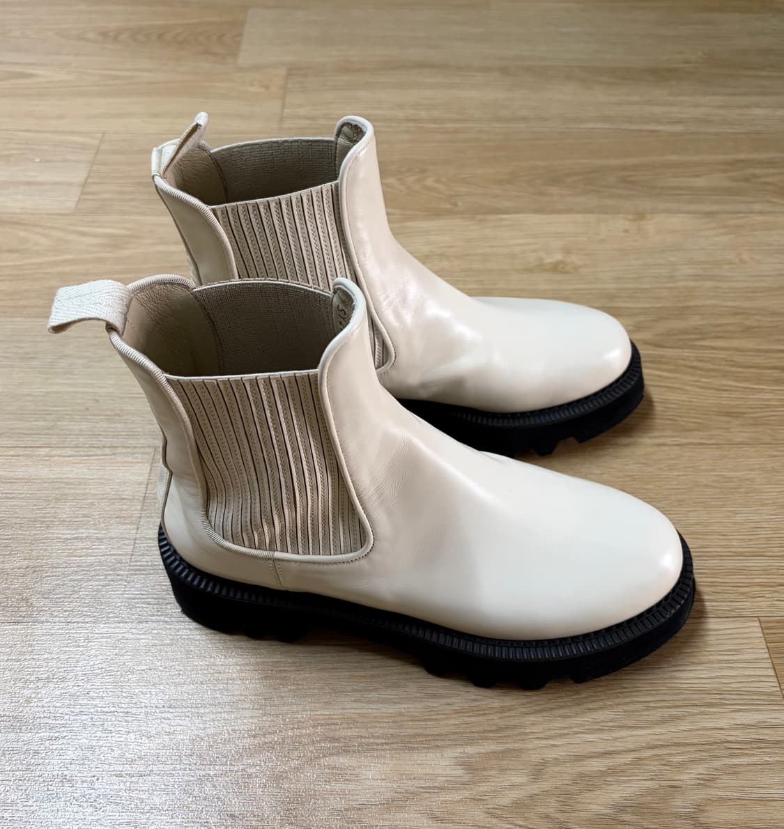 [235] 시스템 레이어드 밴드 레더 부츠 상품이미지2