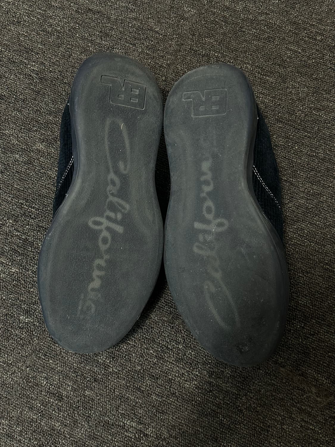 ERL 블랙 코듀로이 쿠페 스니커즈 US10 상품이미지5