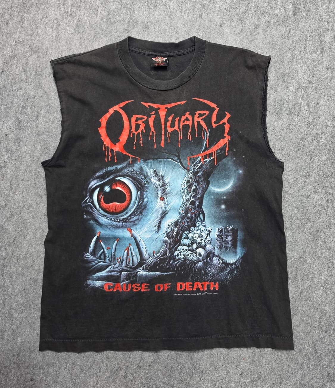 오비추어리 Cause Of Death 90s 프린팅 데스메탈 밴드티 L 상품이미지1