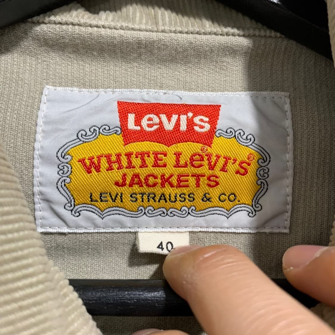 리바이스 워크 코듀로이 트러커자켓 상품이미지5