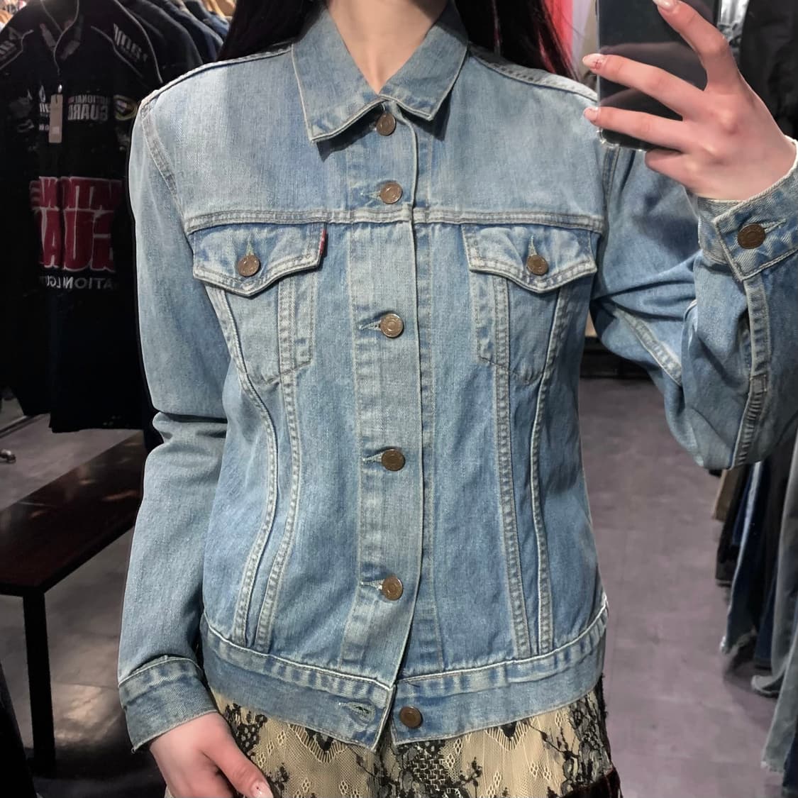 [IM] 리바이스 데님 자켓 연청 상품이미지1